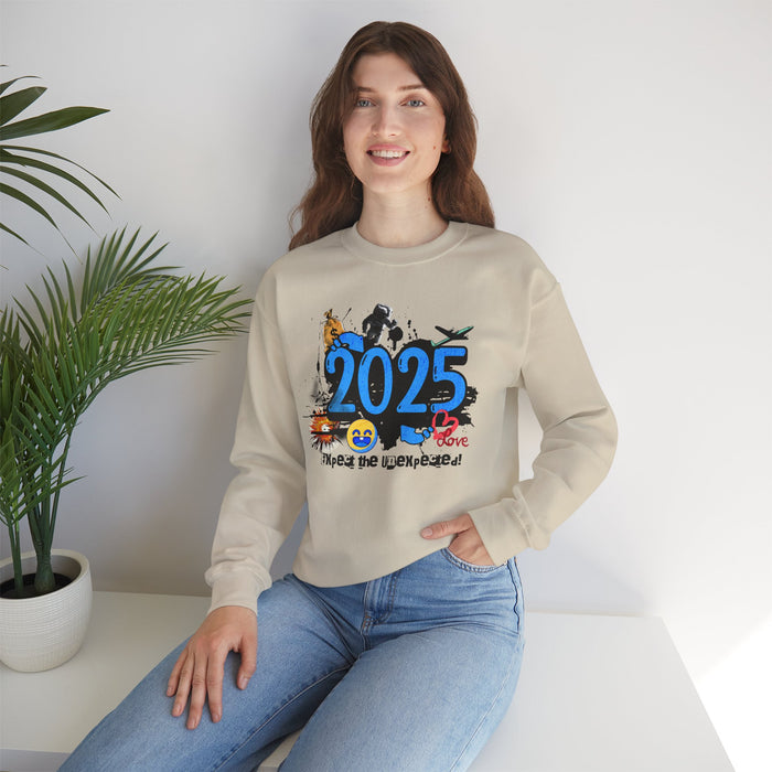 '2025 Expect The Unexpected' Unisex Heavy Blend™ Crewneck Sweatshirt.