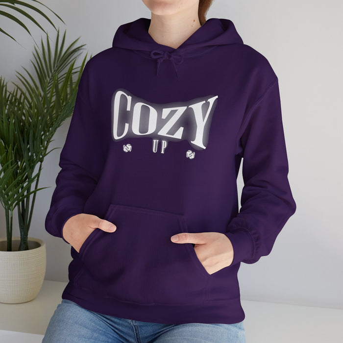 'Cozy Up' Unisex Heavy Blend™ Hooded Sweatshirt.