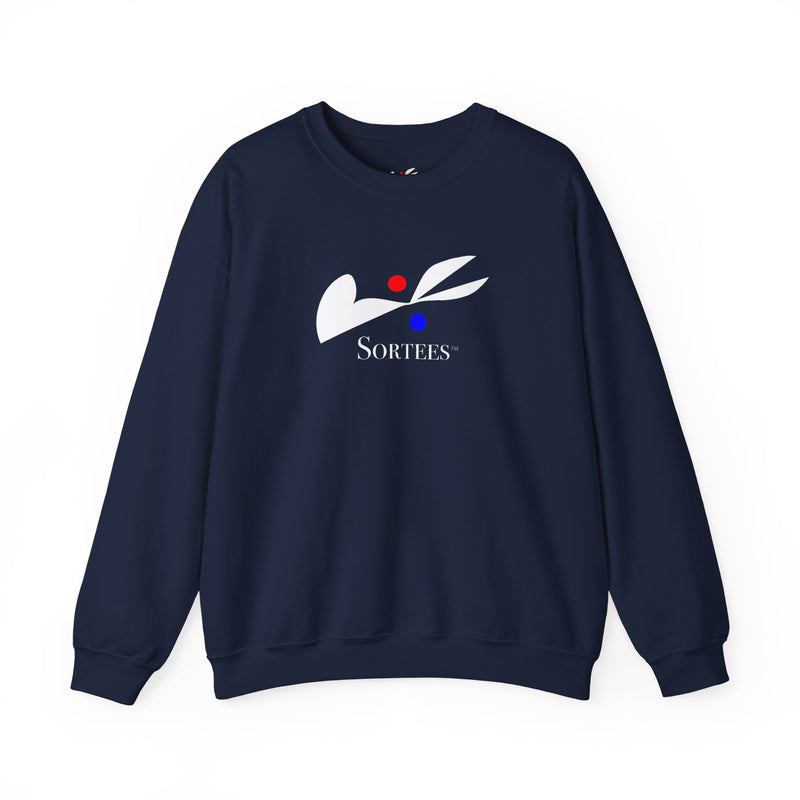 'Sortees' Unisex Heavy Blend™ Crewneck Sweatshirt. (white version)
