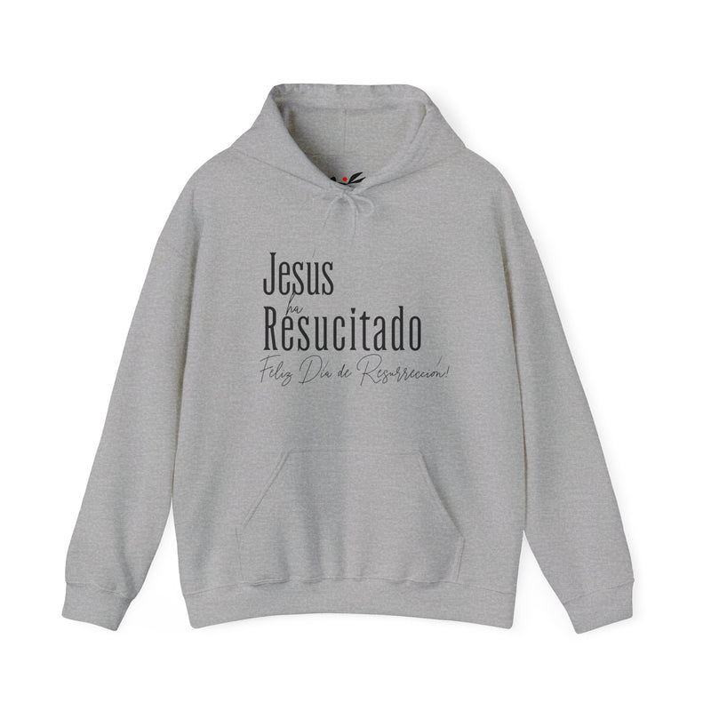 'Jesus ha Resucitado...Feliz Dia de Resurreccion!' Spanish Hoodie | Unisex Heavy Blend Sweatshirt for Celebrations and Faith