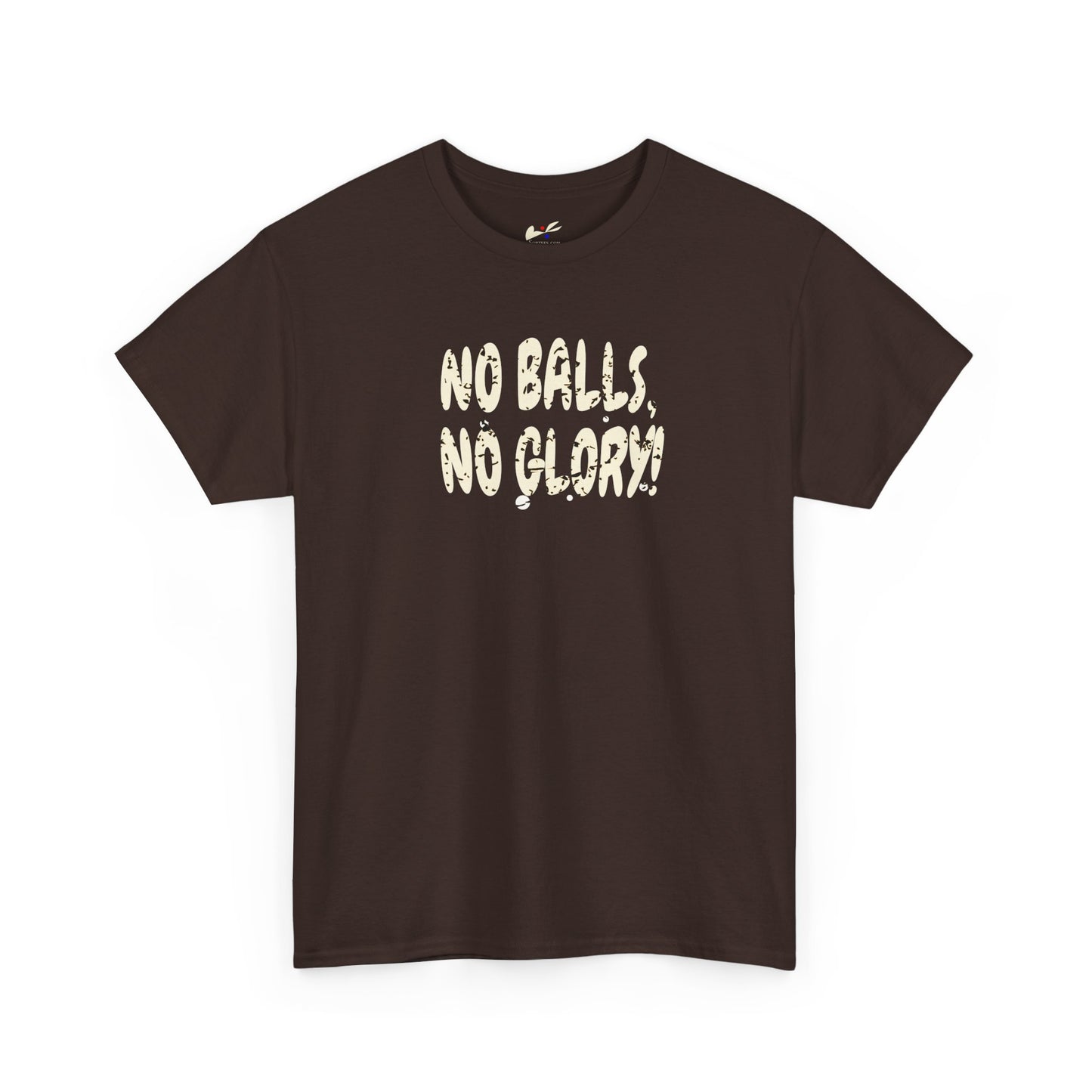 'No Balls, No Glory!' Unisex Cotton Tee.