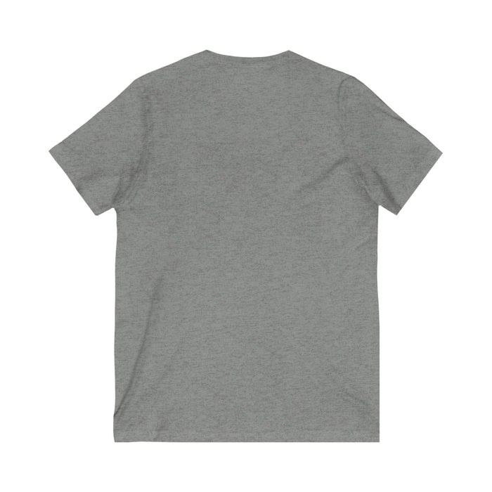 'Let's Give Thanks' Unisex Jersey Short Sleeve V-Neck Tee.