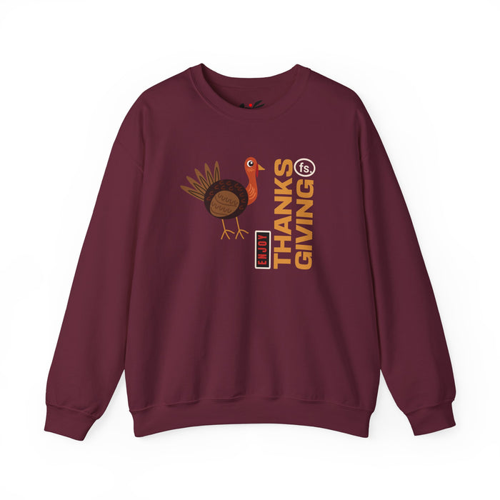 'Enjoy Thanks Giving fs.' Unisex Heavy Blend™ Crewneck Sweatshirt.