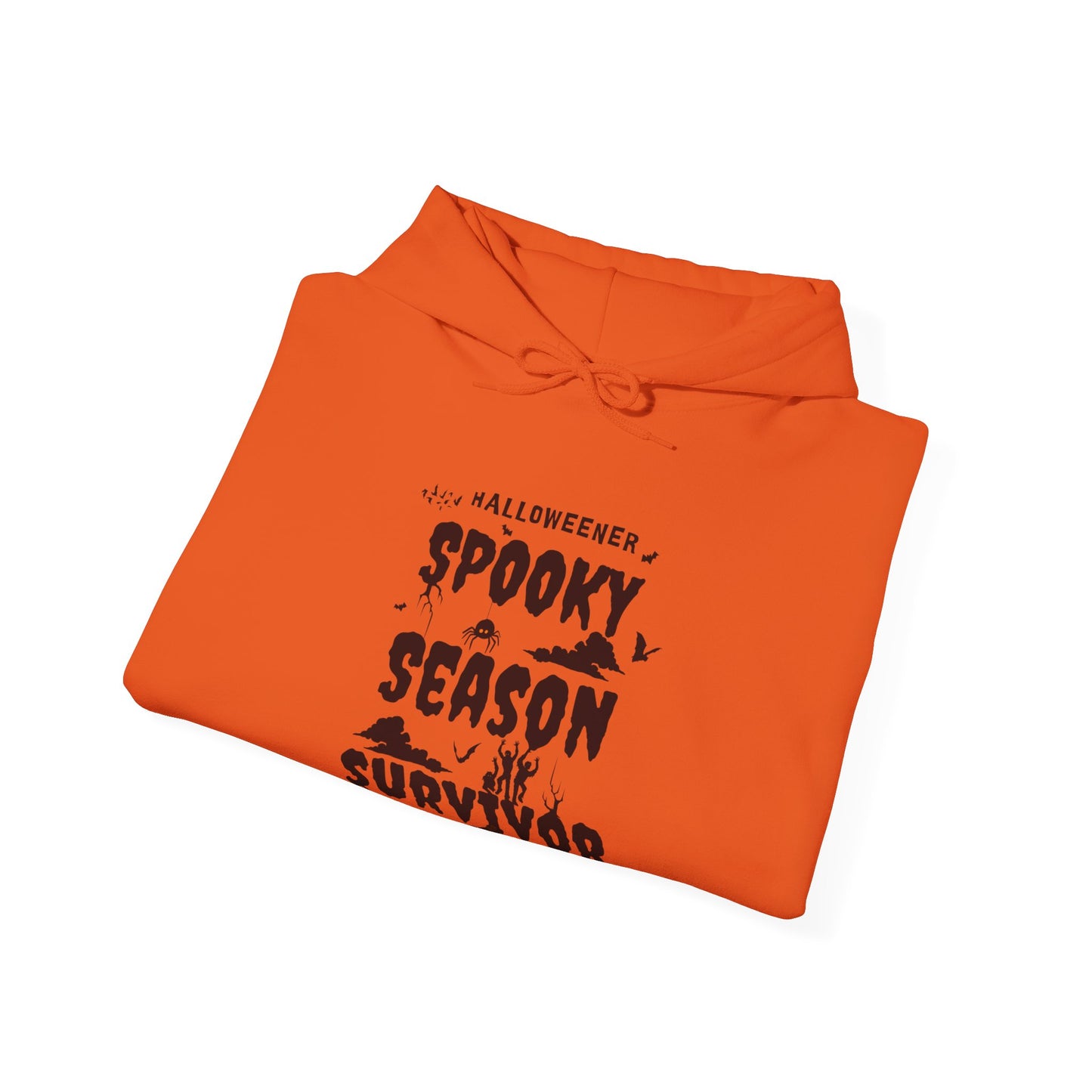 "Spooky Season Survivor"  Unisex Heavy Blend™ Hooded Sweatshirt.