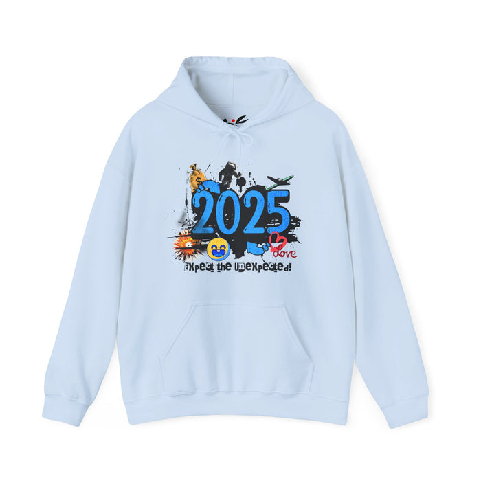 '2025 Expect The Unexpected' Unisex Heavy Blend™ Hooded Sweatshirt.