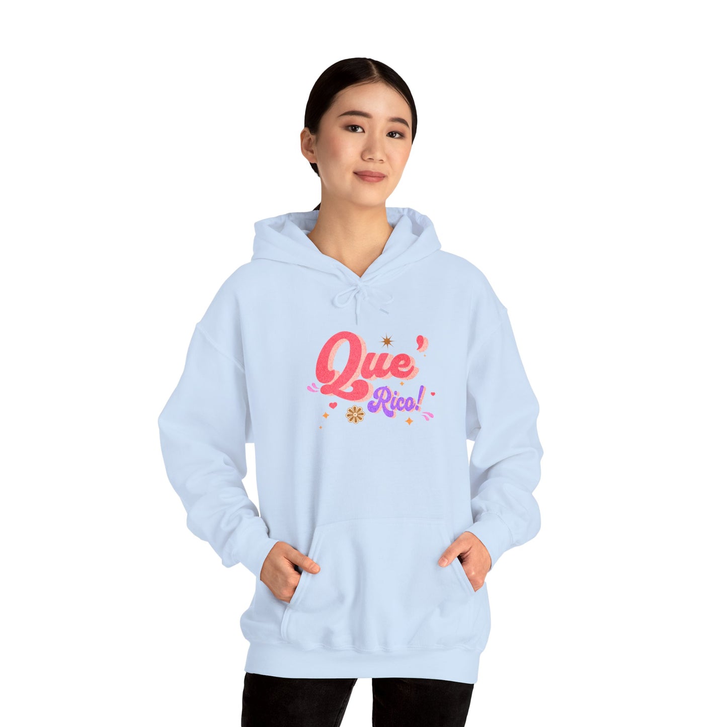 'Que Rico!' Women's Heavy Blend™ Hooded Sweatshirt.