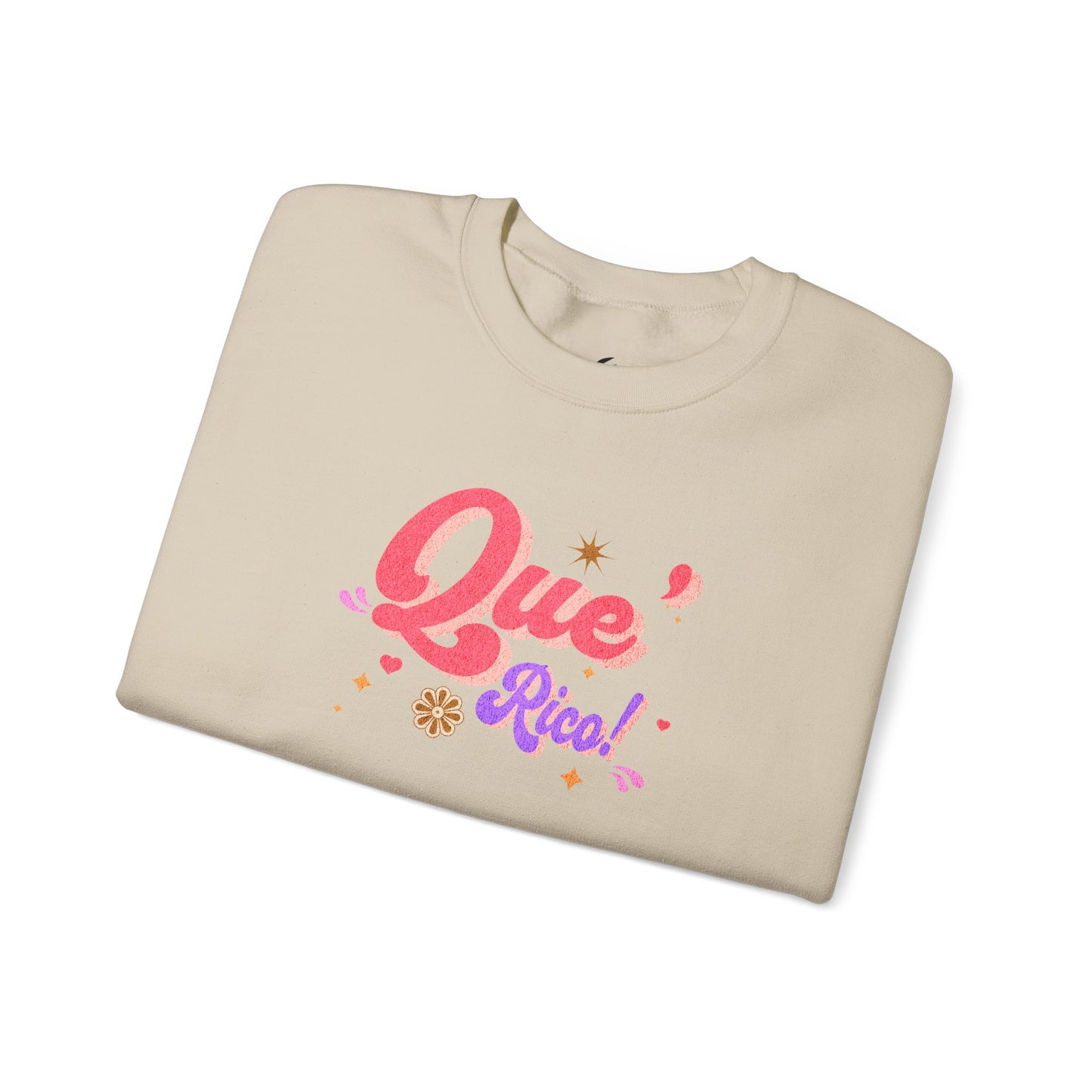 'Que Rico!' Women's Heavy Blend™ Crewneck Sweatshirt.