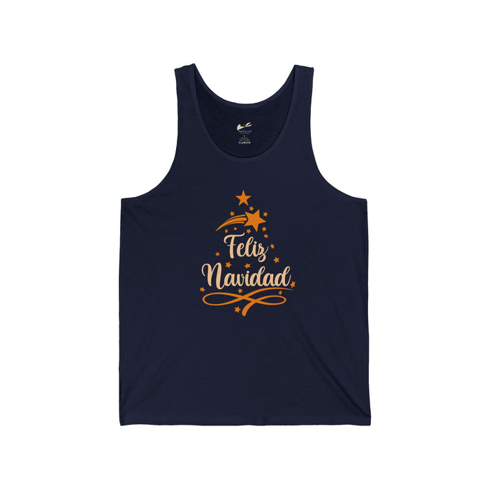 'Feliz Navidad' Unisex Jersey Tank.