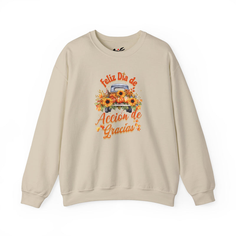 'Feliz Dia de Accion de Gracias' Unisex Heavy Blend™ Crewneck Sweatshirt.