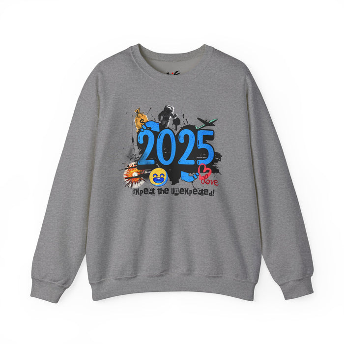 '2025 Expect The Unexpected' Unisex Heavy Blend™ Crewneck Sweatshirt.