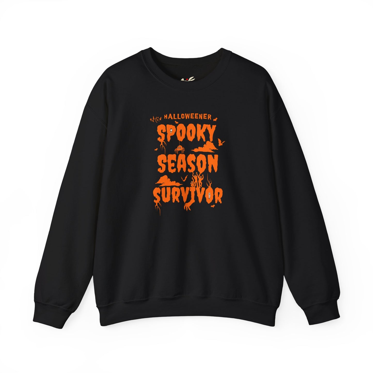 'Spooky Season Survivor' Unisex Heavy Blend™ Crewneck Sweatshirt.