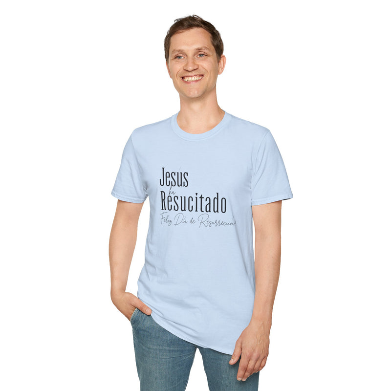 'Jesus ha Resucitado...Feliz Dia de Resurreccion!' Easter Spanish Unisex Softstyle T-Shirt.