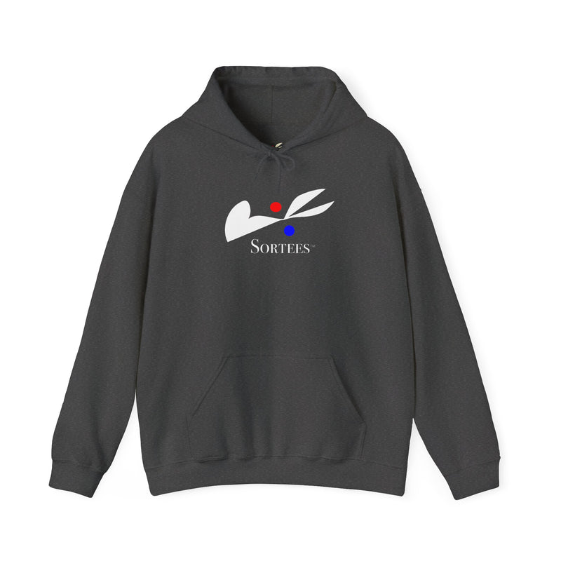 'Sortees' Unisex Heavy Blend™ Hooded Sweatshirt. (white version)