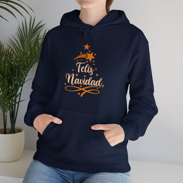 'Feliz Navidad' Unisex Heavy Blend™ Hooded Sweatshirt.