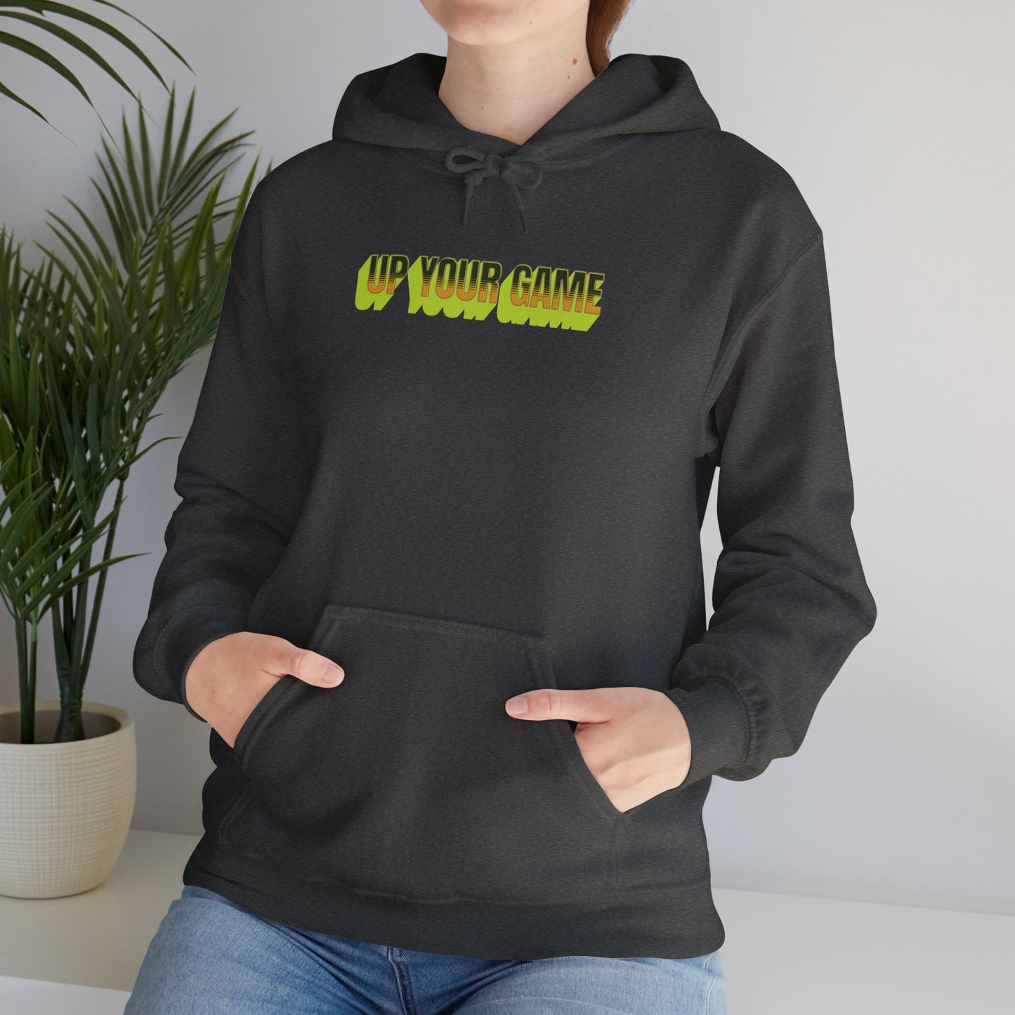 'Up Your Game' Unisex Heavy Blend™ Hooded Sweatshirt.