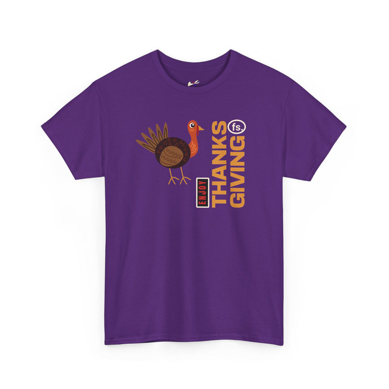 'Enjoy Thanks giving fs.' Unisex Heavy Cotton Tee.
