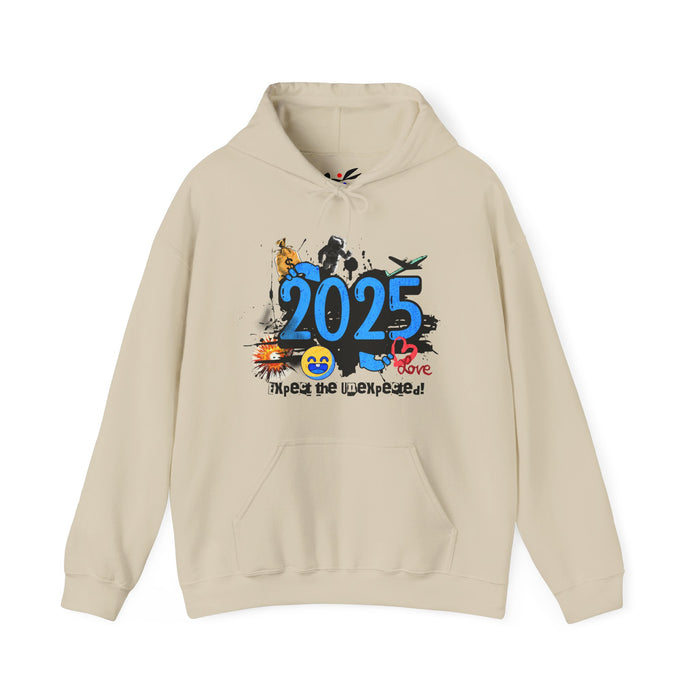 '2025 Expect The Unexpected' Unisex Heavy Blend™ Hooded Sweatshirt.