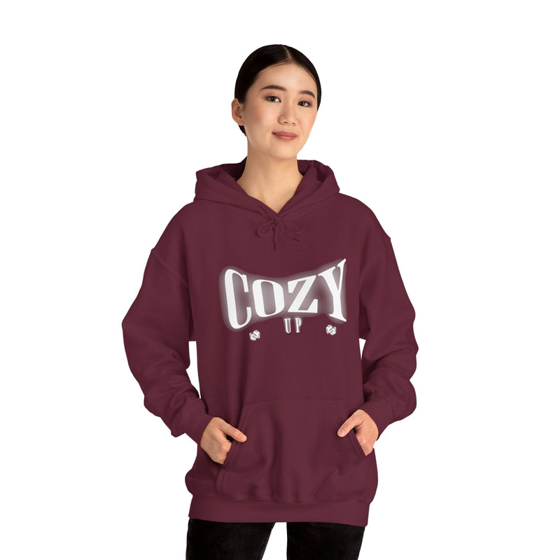 'Cozy Up' Unisex Heavy Blend™ Hooded Sweatshirt.