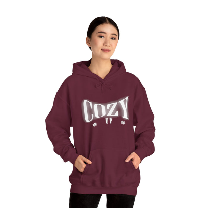 'Cozy Up' Unisex Heavy Blend™ Hooded Sweatshirt.