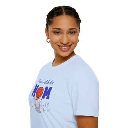 'Blessed with The Best Mom, Thank You For All You Do! Unisex Softstyle T-Shirt.