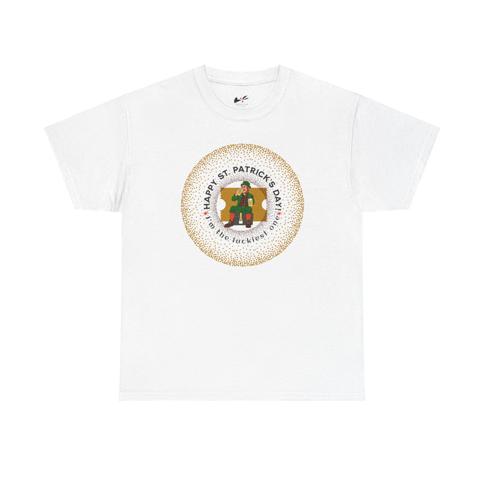 'Happy St. Patrick's Day!  *I'm The Luckiest One*  Unisex  Cotton Tee.