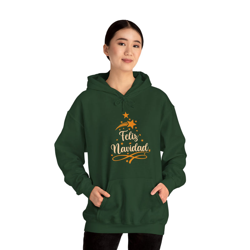 'Feliz Navidad' Unisex Heavy Blend™ Hooded Sweatshirt.