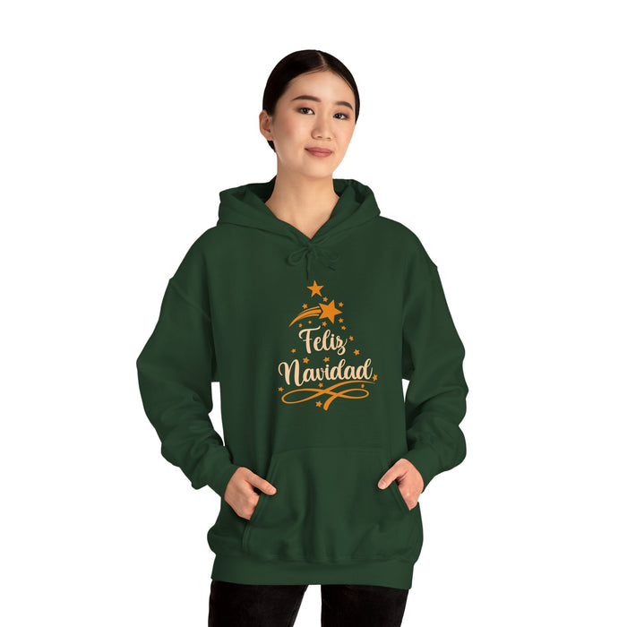 'Feliz Navidad' Unisex Heavy Blend™ Hooded Sweatshirt.