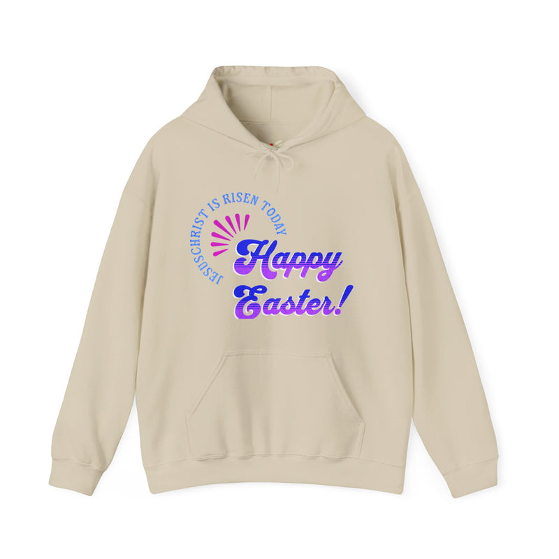 'JesusChrist is risen today...Happy Easter!' Unisex Heavy Blend™ Hooded Sweatshirt - Festive Spring Apparel