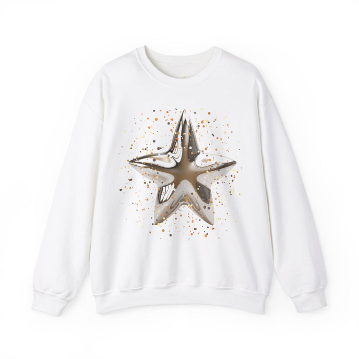 'Christmas Star Image-Unisex Heavy Blend™ Crewneck Sweatshirt.