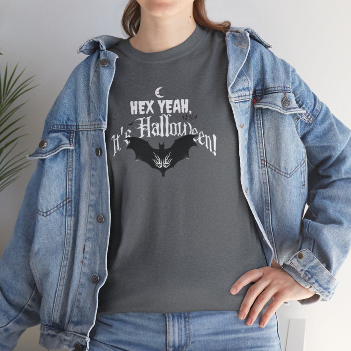 'Hex Yeah, It's Halloween!' Unisex Heavy Cotton Tee.