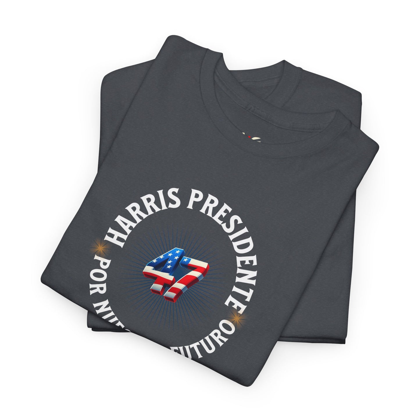 'Harris Presidente -47- Por Nuestro Futuro' Unisex Cotton Tee.