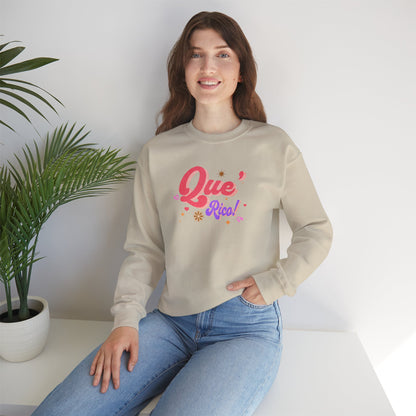 'Que Rico!' Women's Heavy Blend™ Crewneck Sweatshirt.