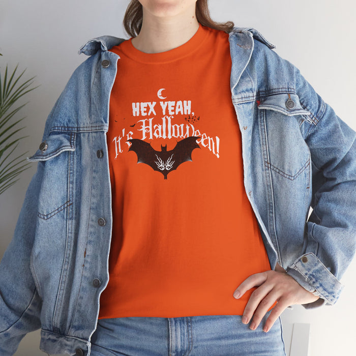 'Hex Yeah, It's Halloween!' Unisex Heavy Cotton Tee.