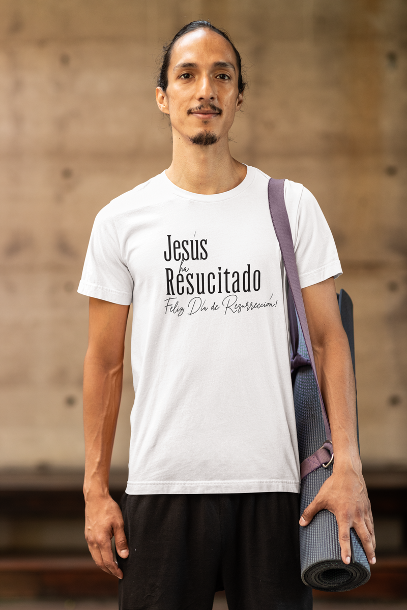 'Jesus ha Resucitado...Feliz Dia de Resurreccion!' Easter Spanish Unisex Softstyle T-Shirt.