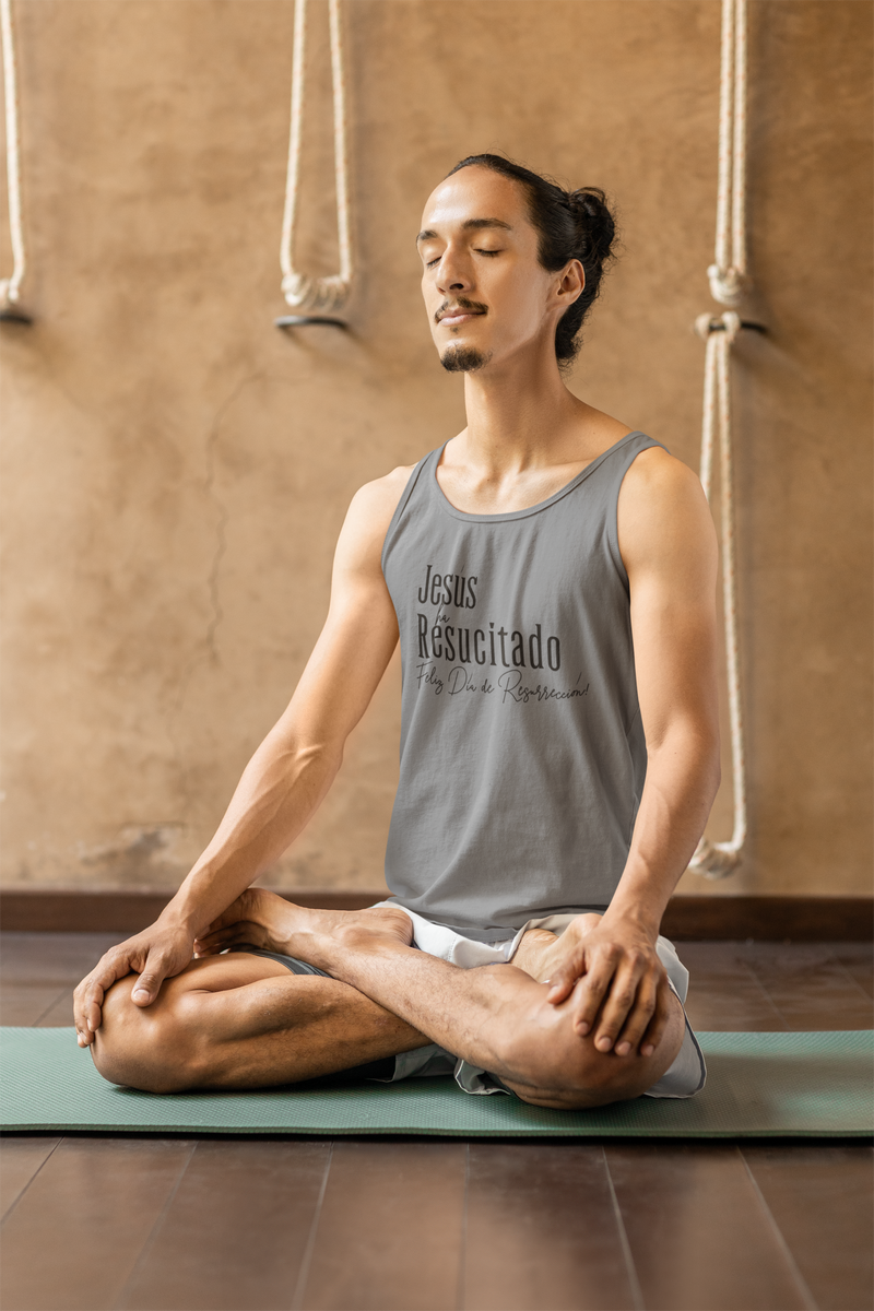 'Jesus ha Resucitado...Feliz Dia de Resurreccion!'  Spanish Unisex Jersey Tank.