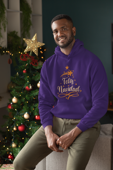 'Feliz Navidad' Unisex Heavy Blend™ Hooded Sweatshirt.