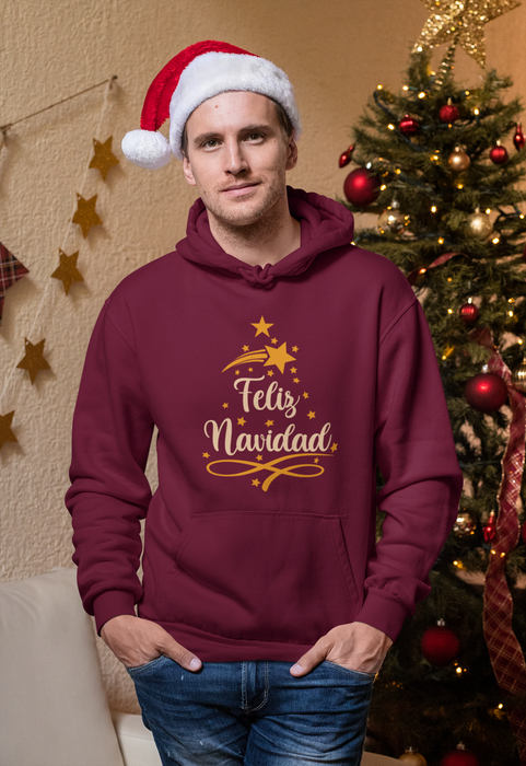 'Feliz Navidad' Unisex Heavy Blend™ Hooded Sweatshirt.