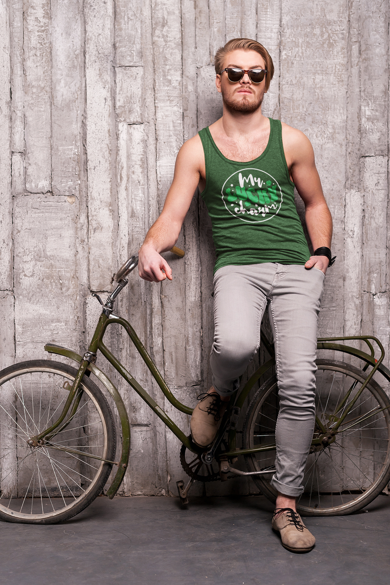'Mr. Lucky Charm' Unisex Jersey Tank.