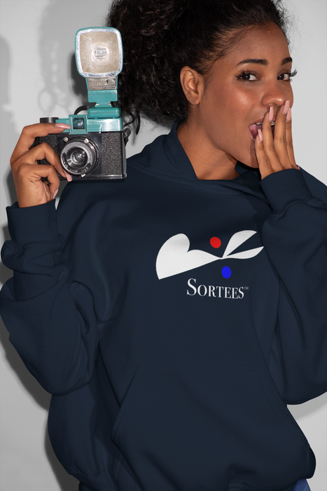 'Sortees' Unisex Heavy Blend™ Hooded Sweatshirt. (white version)