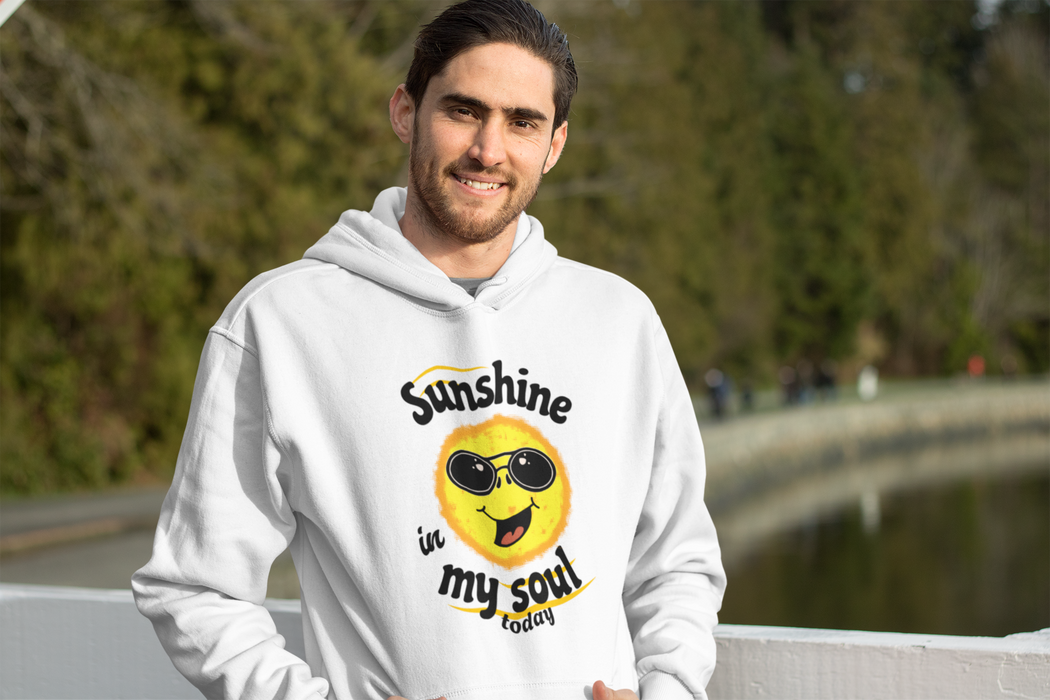 'Sunshine on my Soul Today' Unisex Heavy Blend™ Hooded Sweatshirt.