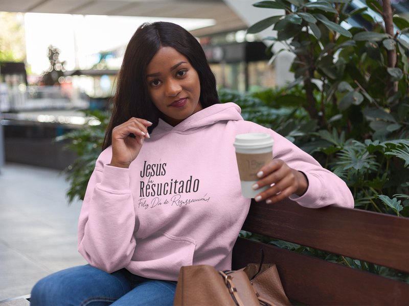 'Jesus ha Resucitado...Feliz Dia de Resurreccion!' Spanish Hoodie | Unisex Heavy Blend Sweatshirt for Celebrations and Faith