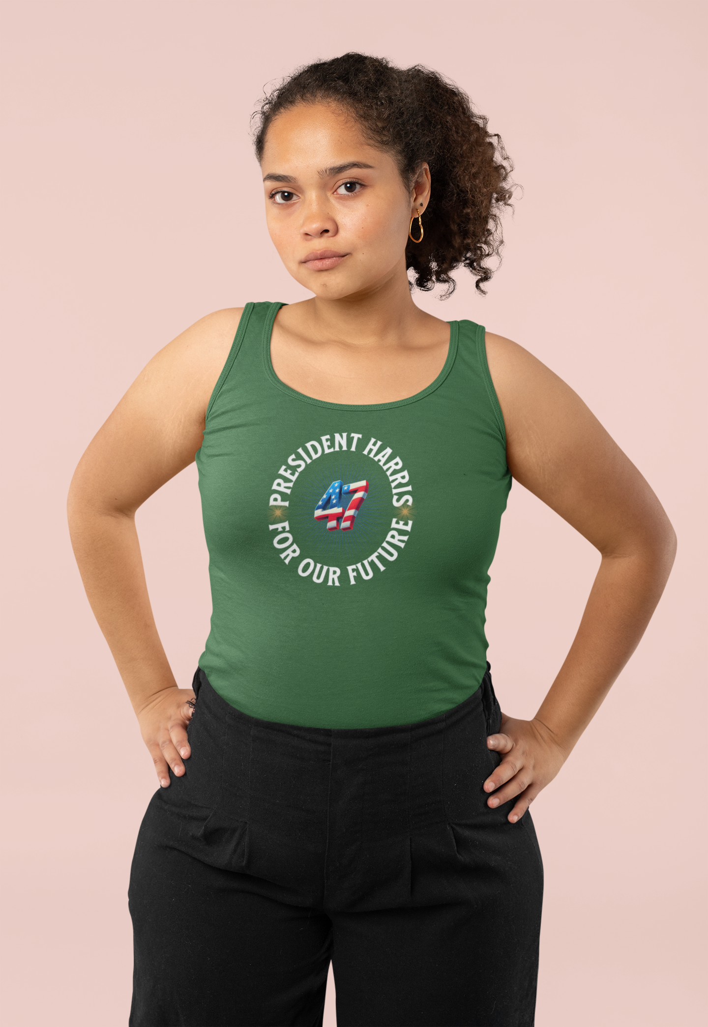 'President Harris -47- For Our Future' Unisex Jersey Tank.