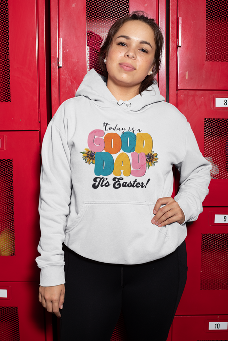 Easter Celebration Hoodie - 'Today is a Good Day, It's Easter' Unisex Heavy Blend Sweatshirt.