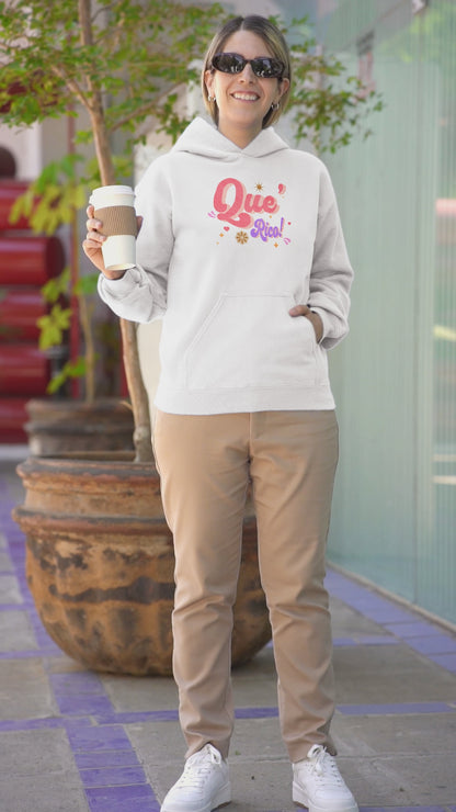 'Que Rico!' Women's Heavy Blend™ Hooded Sweatshirt.