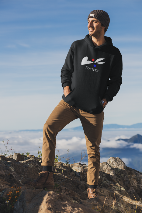 'Sortees' Unisex Heavy Blend™ Hooded Sweatshirt. (white version)