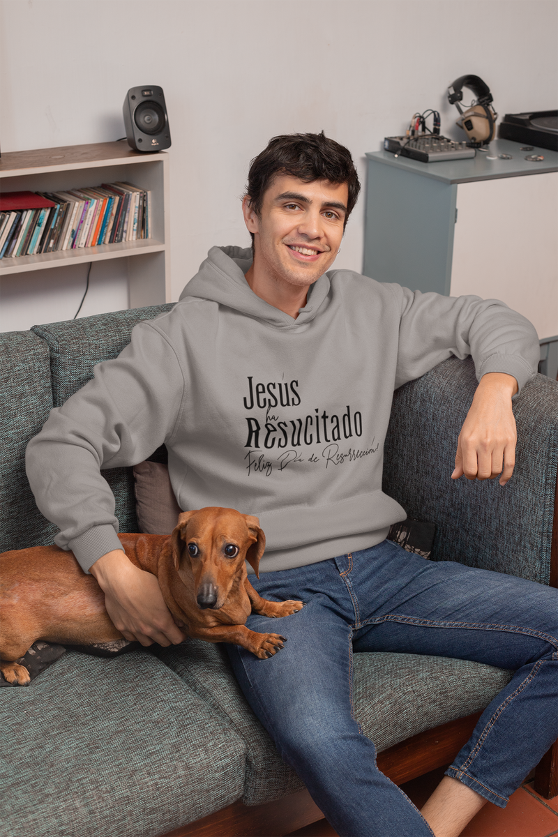 'Jesus ha Resucitado...Feliz Dia de Resurreccion!' Spanish Hoodie | Unisex Heavy Blend Sweatshirt for Celebrations and Faith