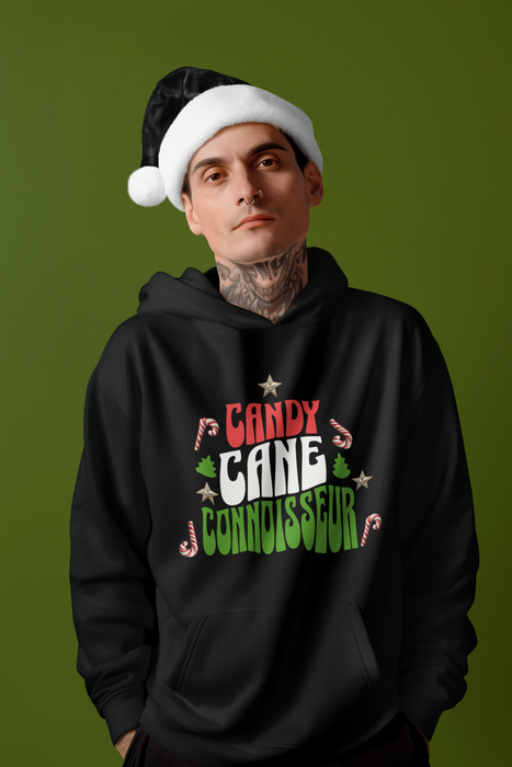 'Candy Cane Conneiseur' Unisex Heavy Blend™ Hooded Sweatshirt.