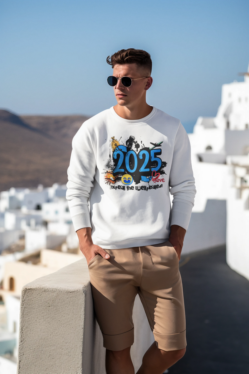 '2025 Expect The Unexpected' Unisex Heavy Blend™ Crewneck Sweatshirt.