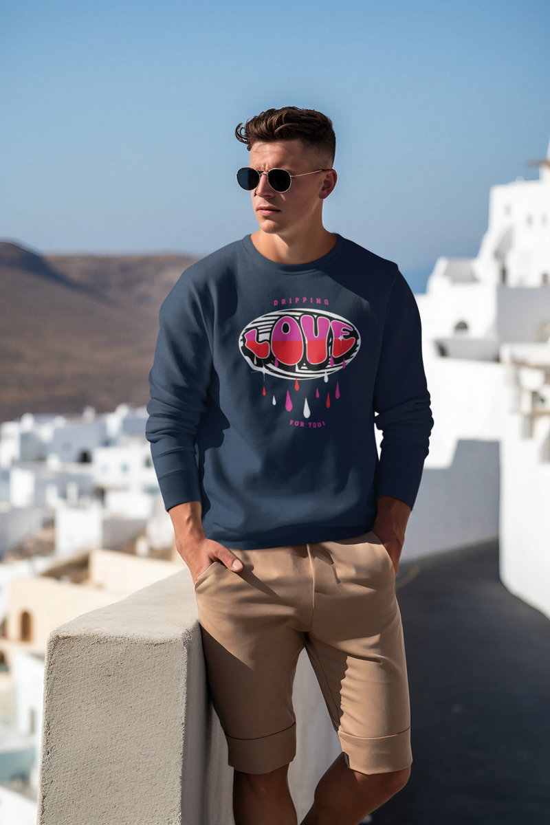 'Dripping Love For You!' Unisex Heavy Blend™ Crewneck Sweatshirt.