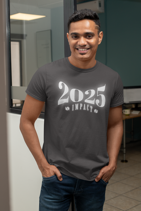 '2025 Impact' Unisex Heavy Cotton Tee.